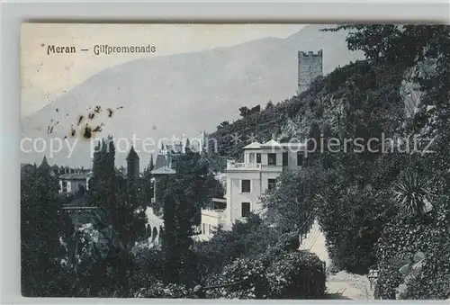 Meran_Merano Gilfpromenade  Meran Merano