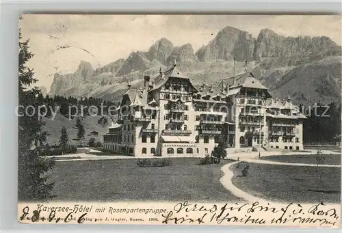 Karerseehotel  Rosengartengruppe Karerseehotel 