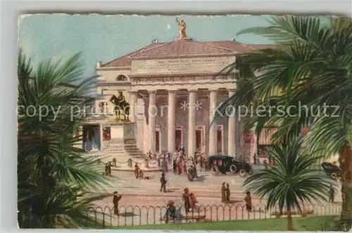 Genova_Genua_Liguria Piazza De Ferrari Teatro C. Felice  Genova_Genua_Liguria