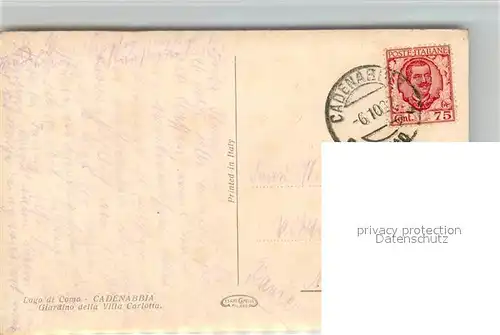 Cadenabbia_Lago_di_Como Giardino della Villa Carlotta  Cadenabbia_Lago_di_Como