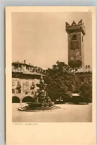 Trento Domplatz Reinertrag Ostpreussenhilfe Trento