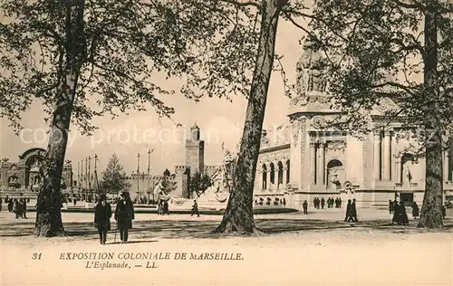 Exposition_Coloniale_Marseille_1922  Esplanade  Exposition_Coloniale