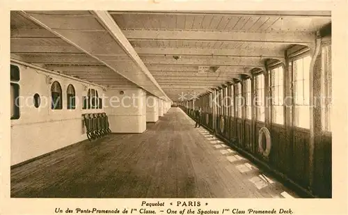 Dampfer_Oceanliner Paquebot Paris Ponts Promenade 