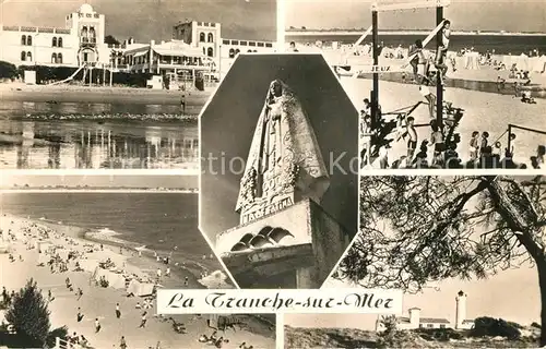 La_Tranche sur Mer Hotel de l Ocean Plage Notre Dame de Fatima Phare La_Tranche sur Mer