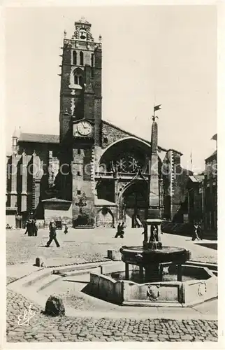 Toulouse_Haute Garonne Cathedrale Saint Etienne Fontaine Toulouse Haute Garonne