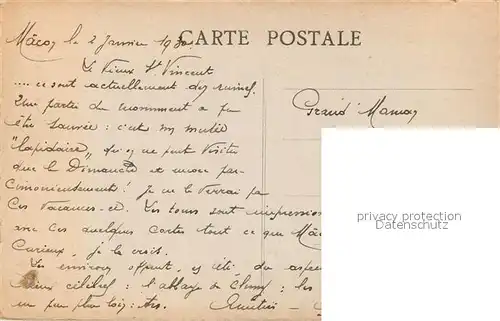 Macon_Saone et Loire Vieux Eglise Saint Vincent Macon Saone et Loire