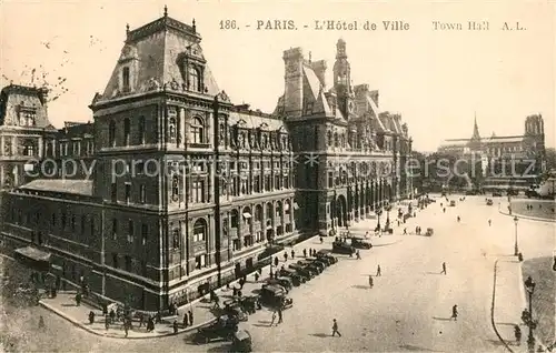 Paris Hotel de Ville Rathaus Paris