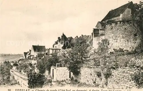 Vezelay Chemin de ronde Vezelay