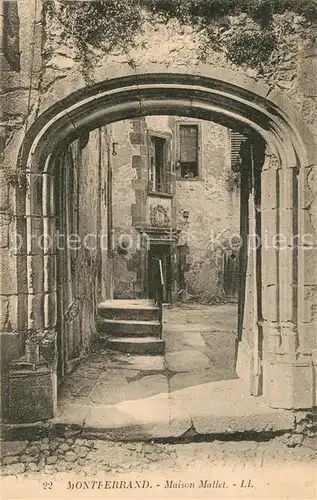 Montferrand_Clermont Ferrand Maison Mallet Montferrand