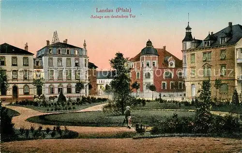 Landau_Pfalz Anlage am deutschen Tor Landau Pfalz