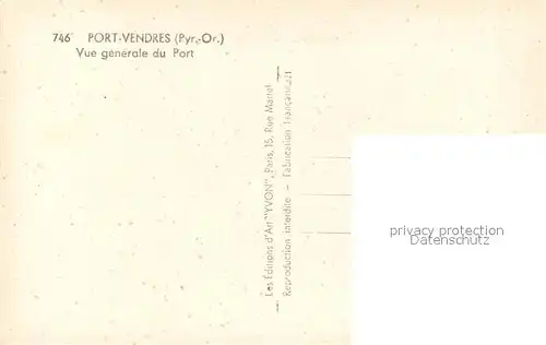 Port Vendres Vue generale du Port Port Vendres