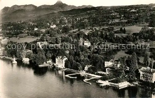 Amphion Grands Hotels Lac Leman Dent d Oche vue aerienne Amphion