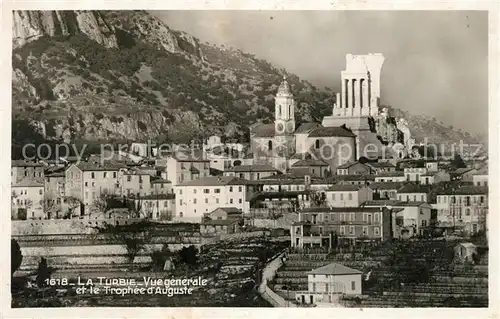 La_Turbie Vue generale et le Trophee d Auguste Monument romain La_Turbie