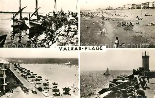 Valras Plage Port Bateaux de peche Plage Promenade Phare Valras Plage