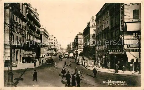 Marseille_Bouches du Rhone La Canebiere Marseille