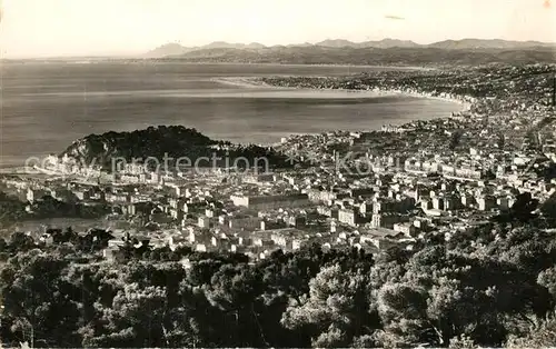 Nice_Alpes_Maritimes Panorama sur la ville et la Baie des Anges au fond l Esterel Nice_Alpes_Maritimes