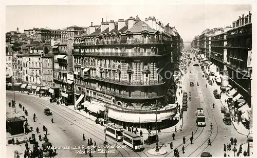 Marseille_Bouches du Rhone Rue de la Republique Marseille
