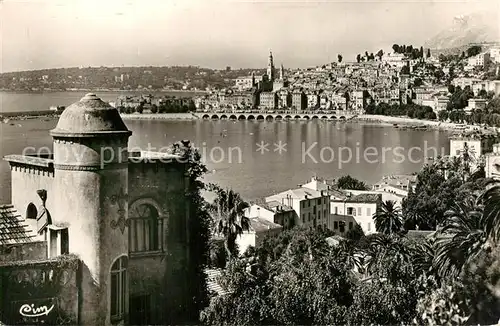 Menton_Alpes_Maritimes Vue generale prise de Garavan Menton_Alpes_Maritimes