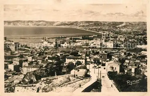 Marseille_Bouches du Rhone Vue generale Port Marseille