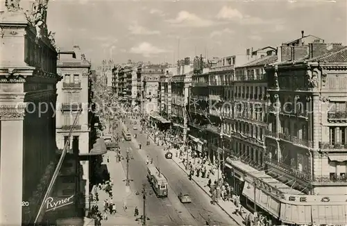 Marseille_Bouches du Rhone La Canebiere Marseille