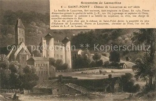 Saint Point Chateau de Lamartine  Saint Point