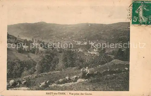 Haut du Them Chateau Lambert Vue prise des Contes Haut du Them Chateau Lambert