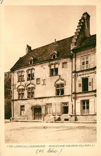 Luxeuil les Bains Ancienne Maison du Bailli Luxeuil les Bains