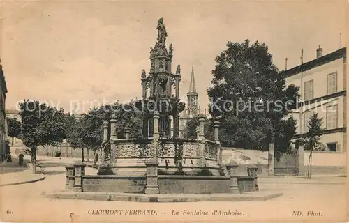 Clermont_Ferrand_Puy_de_Dome Fontaine d`Amboise Clermont_Ferrand