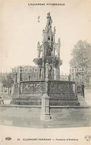 Clermont_Ferrand_Puy_de_Dome Fontaine d`Amboise Clermont_Ferrand