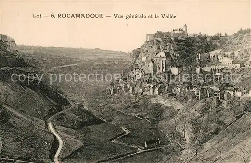 Rocamadour Vue generale et Vall Rocamadour