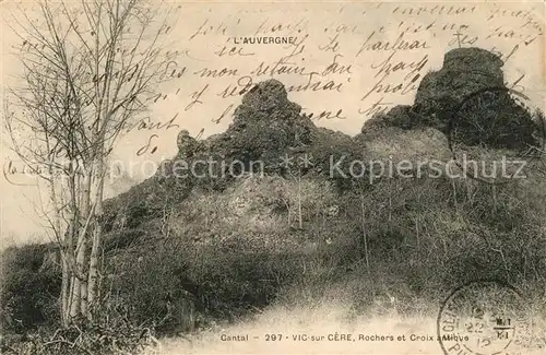 Auvergne_Region Felsen Auvergne Region