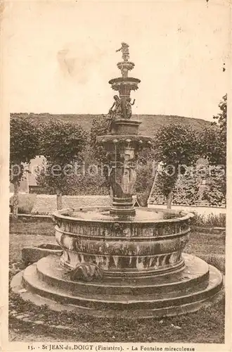 Saint Jean du Doigt Fontaine miraculeuse Saint Jean du Doigt