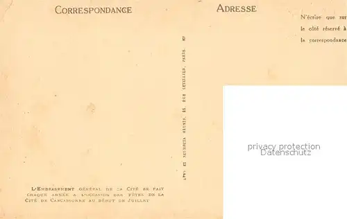 Carcassonne Vue de la Cit Carcassonne