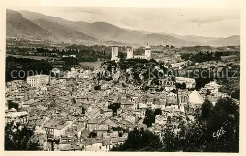 Foix Vue sur la Ville et le Chateau Foix