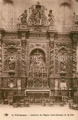 Perigueux Interieur de lEglise Saint Etienne de la Cite Perigueux
