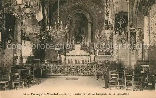 Paray le Monial Interieur de la Chapelle de la Visitation Paray le Monial