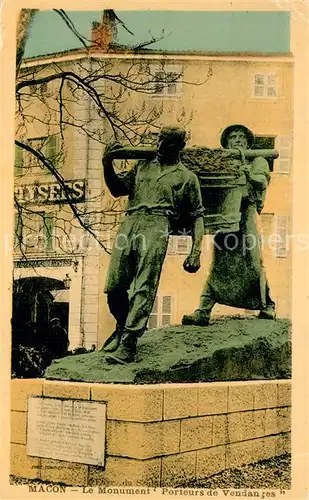 Macon_Hainaut Le Monument Porteurs de Vendanges Macon Hainaut