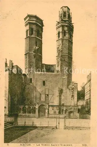 Macon_Saone et Loire Le Vieux Saint Vincent Macon Saone et Loire