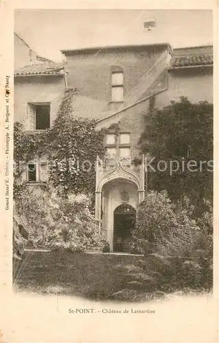 Saint Point Chateau de Lamartine Saint Point