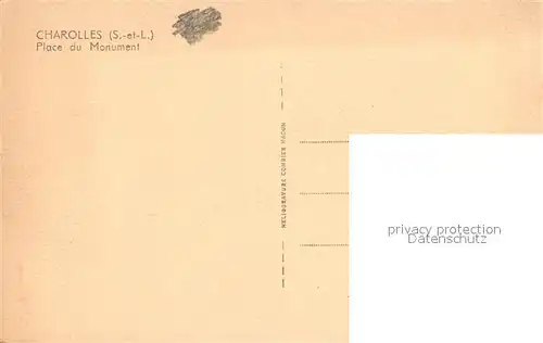 Charolles Place du Monument Charolles