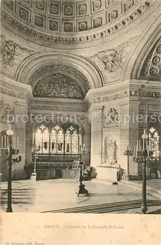 Dreux Interieur de la Chapelle St Louis Dreux