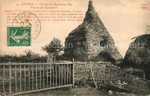 Autun Pyramide Romaine dite Pierre de Couhard Autun
