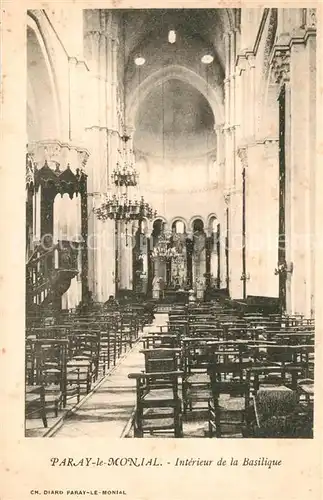 Paray le Monial Interieur de la Basilique Paray le Monial