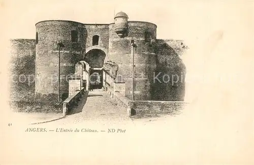 Angers Entree du Chateau Angers