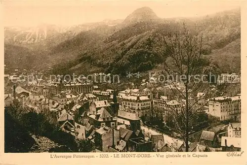 Le_Mont Dore_Puy_de_Dome Vue generale et le Capucin Le_Mont Dore_Puy_de_Dome