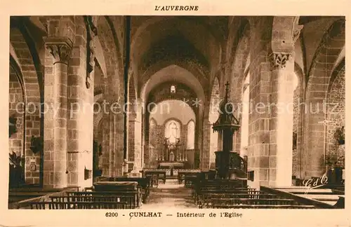 Cunlhat Interieur de l Eglise Cunlhat