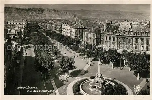 Valence_Drome Vue des Boulevards Valence_Drome