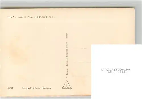 Roma_Rom Castel S. Angelo Ponte Levatoio Roma_Rom