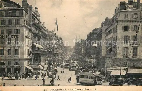 Strassenbahn Marseille La Canebiere  