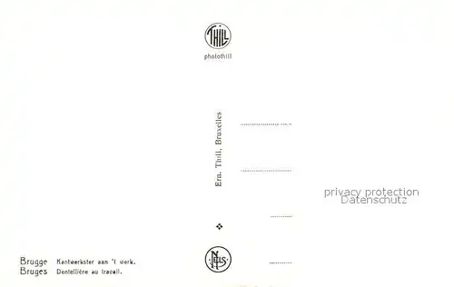 Handarbeit Bruges Dentelliere  